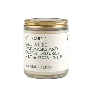 Self Care / Smells Like Face Masks & Do Not Disturb Candle-15.8 oz I Mint & Eucalyptus