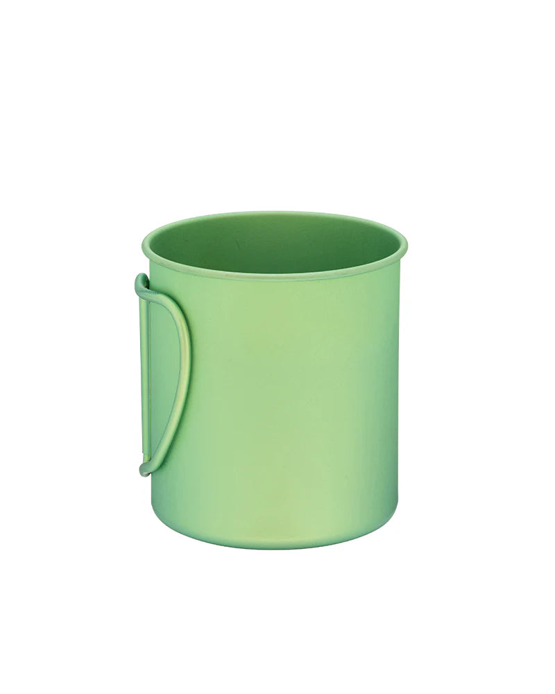 Snow Peak Ti-Single 450 Anodized Cup (Green)