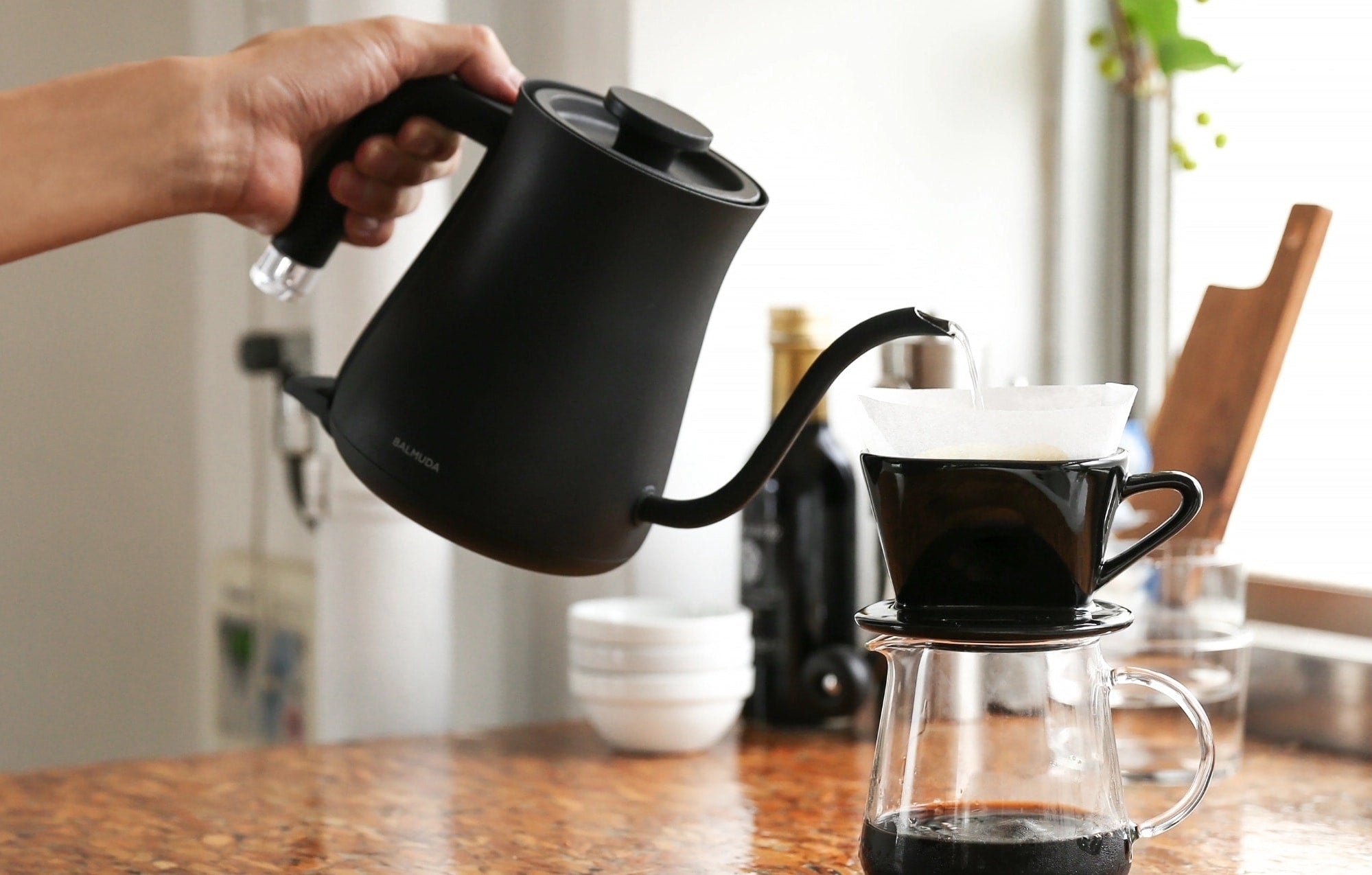 BALMUDA the Kettle Electric Gooseneck Kettle Lightweight